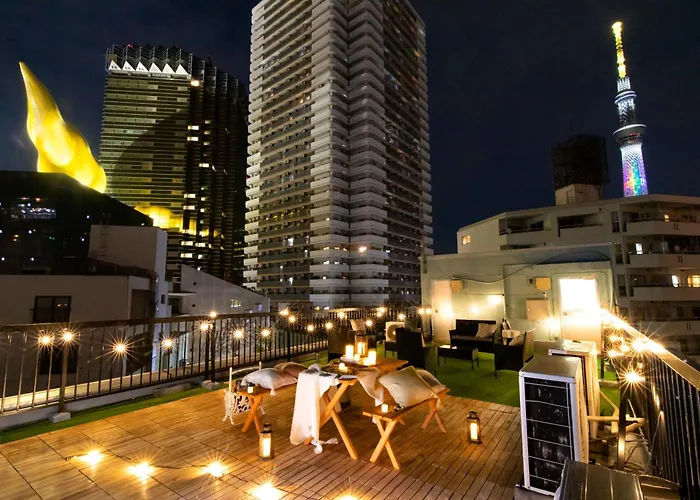 【5/24New Open】浅草徒歩3分/Max9名/無料駐車場/渋谷直通