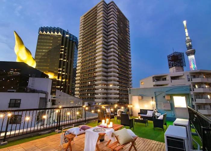 【5/24New Open】浅草徒歩3分/Max9名/無料駐車場/渋谷直通