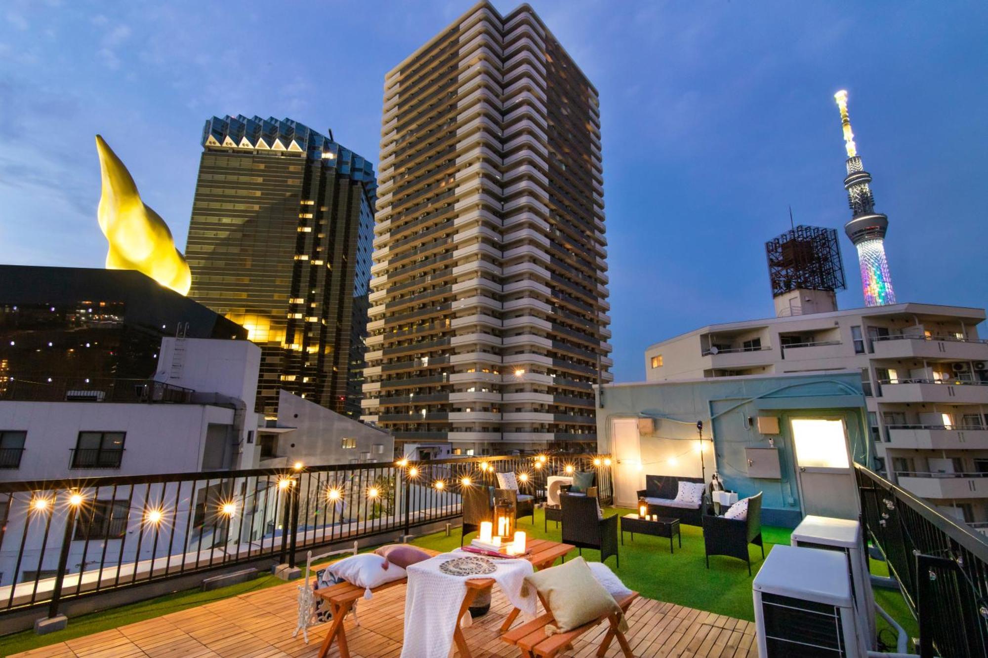 【5/24new Open】浅草徒歩3分/max9名/無料駐車場/渋谷直通 อพาร์ทเม้น